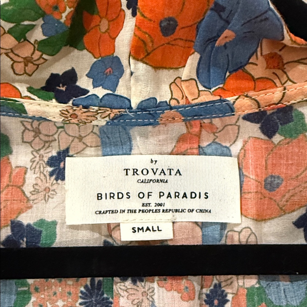 Trovata - Birds of Paradis Floral Ruffle Dress - Picture 2 of 5